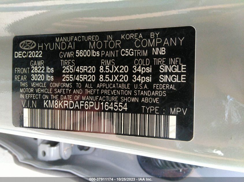 2023 HYUNDAI IONIQ 5 LIMITED - KM8KRDAF6PU164554