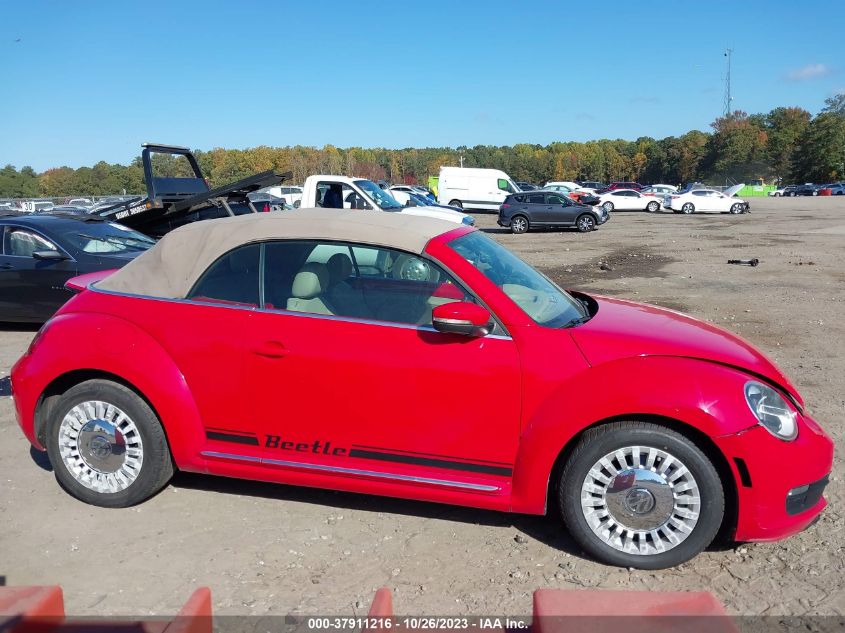 2013 VOLKSWAGEN BEETLE CONVERTIBLE 2.5L 3VW5P7AT5DM826734