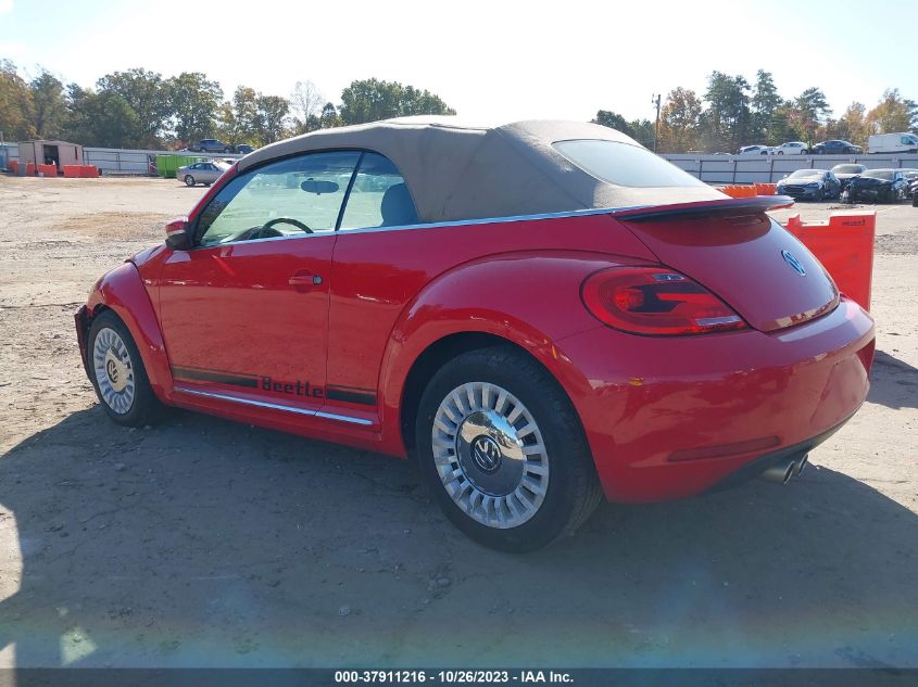 2013 VOLKSWAGEN BEETLE CONVERTIBLE 2.5L 3VW5P7AT5DM826734
