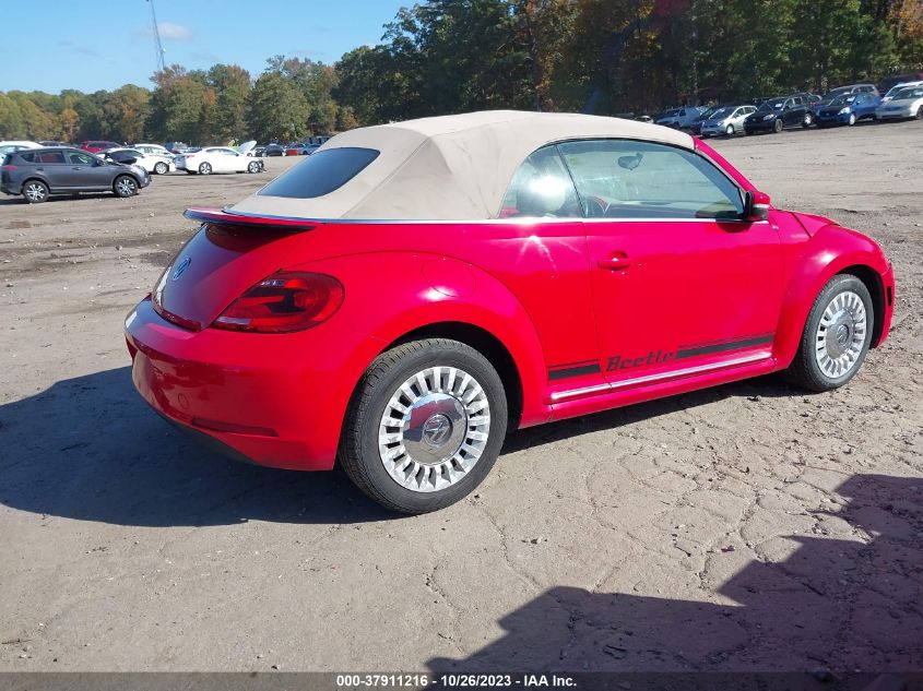 2013 VOLKSWAGEN BEETLE CONVERTIBLE 2.5L 3VW5P7AT5DM826734