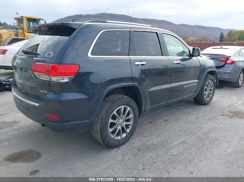 2016 JEEP GRAND CHEROKEE LIMITED - 1C4RJFBG4GC447862