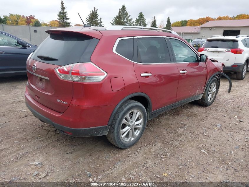 2015 NISSAN ROGUE SV - KNMAT2MV8FP518208