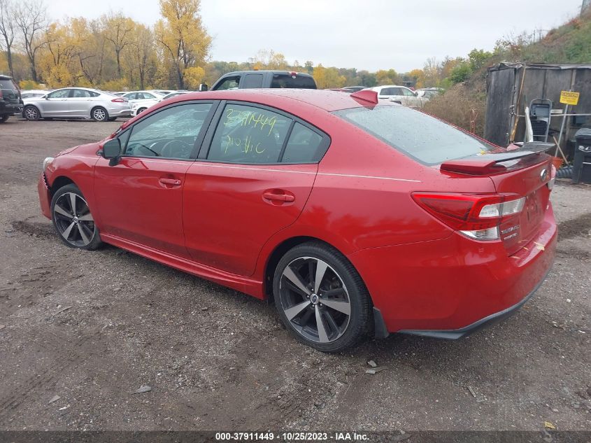 2017 SUBARU IMPREZA 2.0I SPORT 4S3GKAM63H3624947