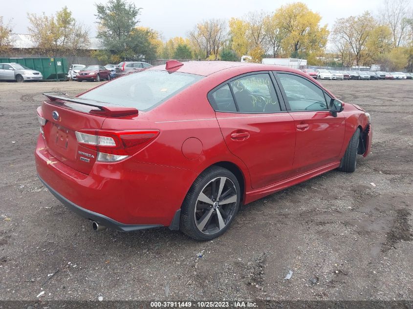 2017 SUBARU IMPREZA 2.0I SPORT 4S3GKAM63H3624947