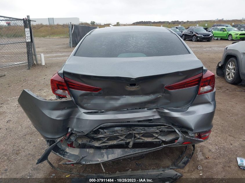 2019 HYUNDAI ELANTRA SE - KMHD74LF7KU757523