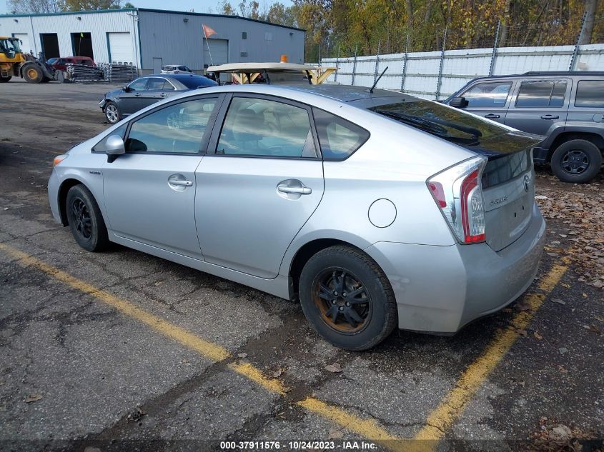 2013 TOYOTA PRIUS ONE/TWO/THREE/FOUR/FIVE - JTDKN3DU2D1681576