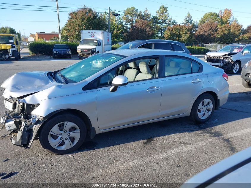 2013 HONDA CIVIC LX - 2HGFB2F55DH588046