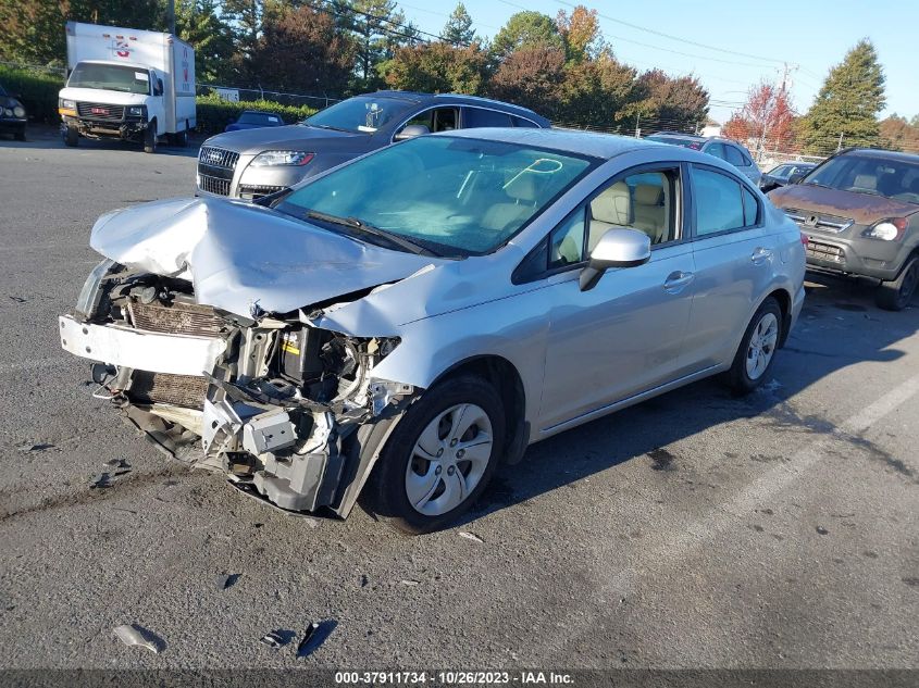 2013 HONDA CIVIC LX - 2HGFB2F55DH588046