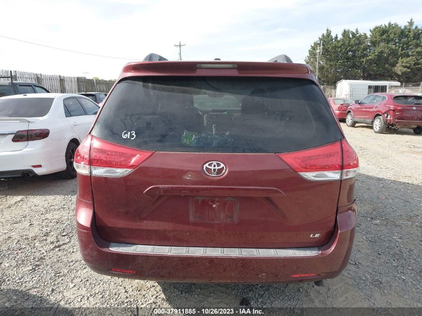 2013 TOYOTA SIENNA LE - 5TDKK3DC2DS381765