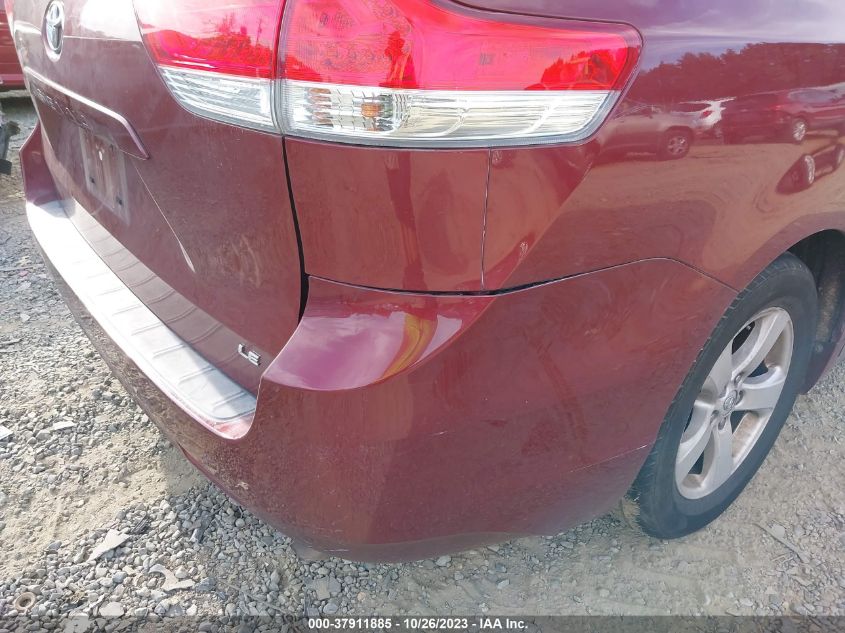 2013 TOYOTA SIENNA LE - 5TDKK3DC2DS381765