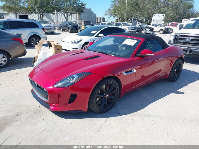 2015 JAGUAR F-TYPE S SAJWA6FU7F8K21479