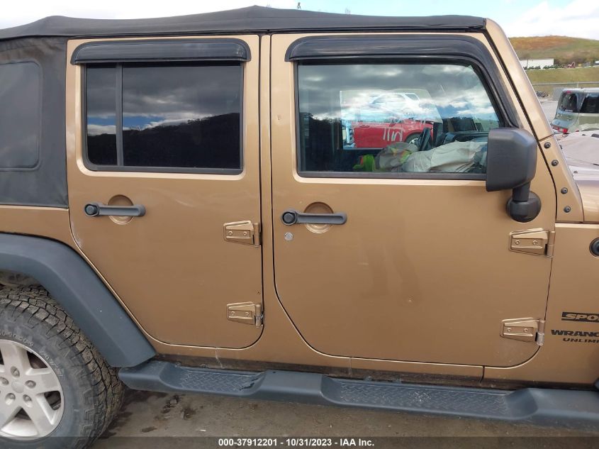 2015 JEEP WRANGLER UNLIMITED SPORT - 1C4BJWDG5FL713905