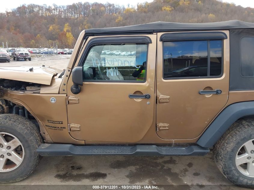 2015 JEEP WRANGLER UNLIMITED SPORT - 1C4BJWDG5FL713905