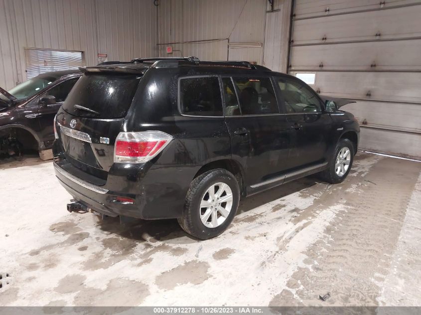 2013 TOYOTA HIGHLANDER HYBRID BASE V6 JTEBC3EH0D2016561