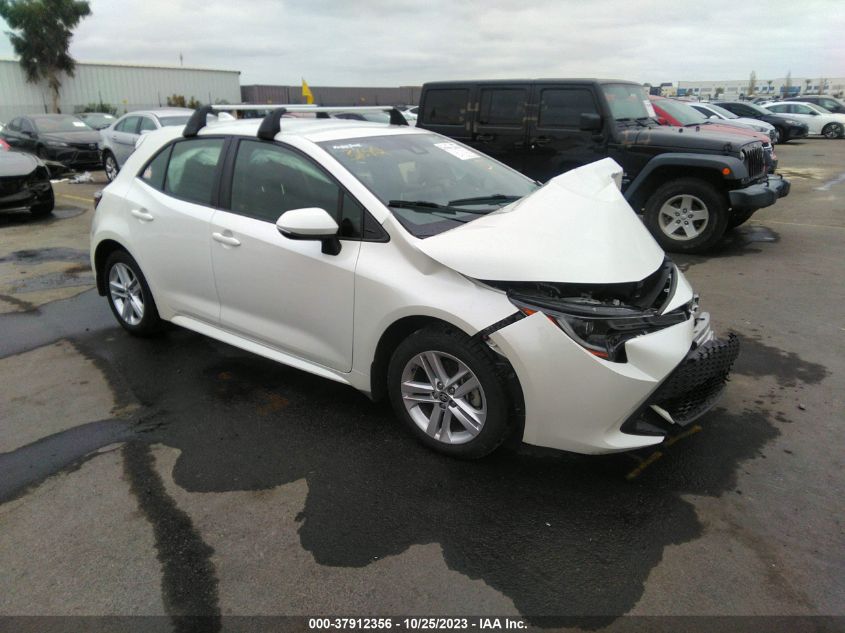JTNK4RBE4K3057213 TOYOTA COROLLA HATCHBACK SE/XSE 2019