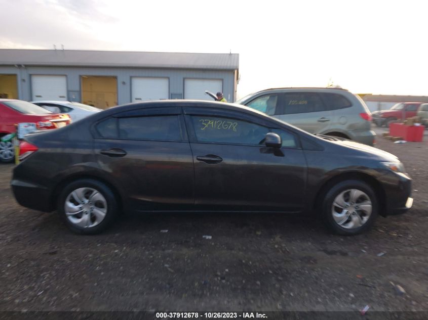2013 HONDA CIVIC SDN LX 19XFB2F51DE027630