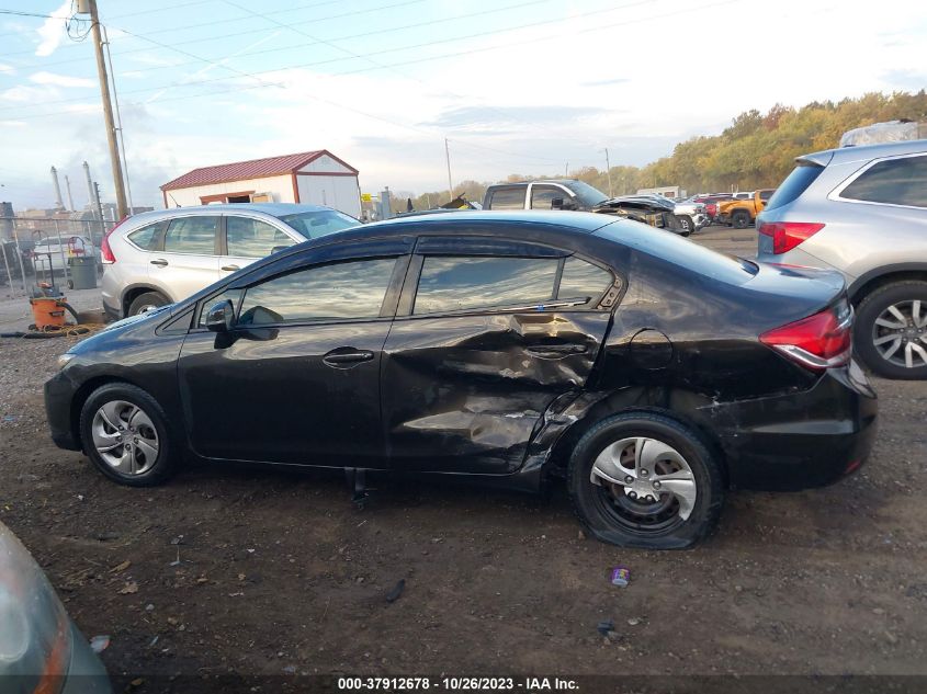 2013 HONDA CIVIC SDN LX 19XFB2F51DE027630