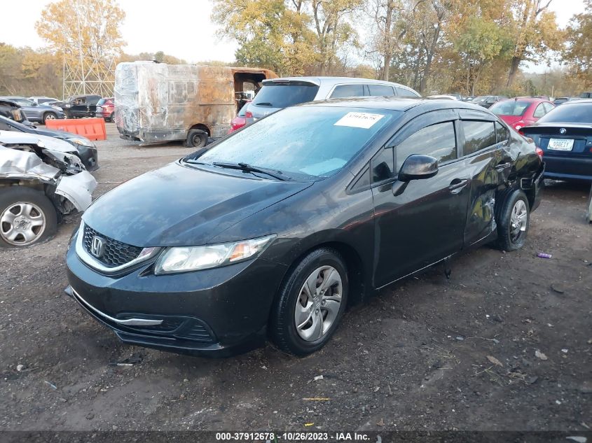 2013 HONDA CIVIC SDN LX 19XFB2F51DE027630