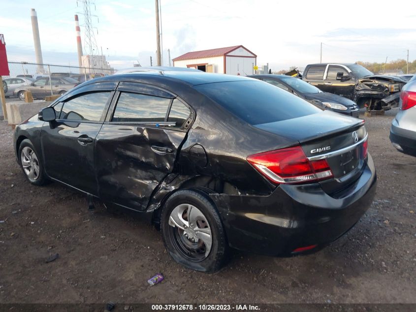 2013 HONDA CIVIC SDN LX 19XFB2F51DE027630