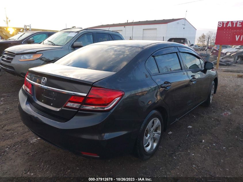 2013 HONDA CIVIC SDN LX 19XFB2F51DE027630