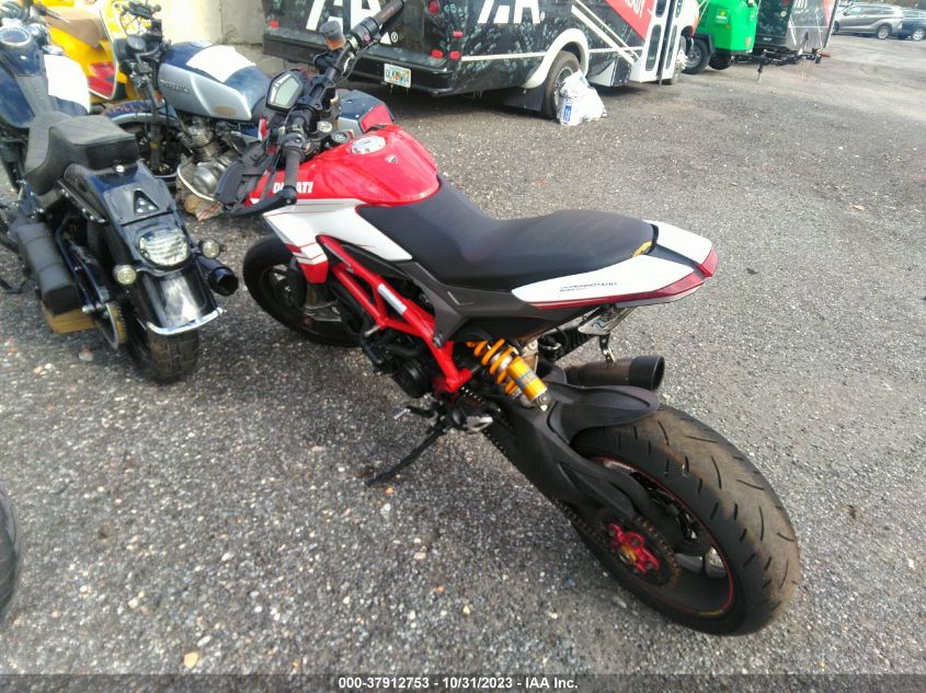 2016 DUCATI HYPERMOTARD 939 ZDM1YBJS8GB012232
