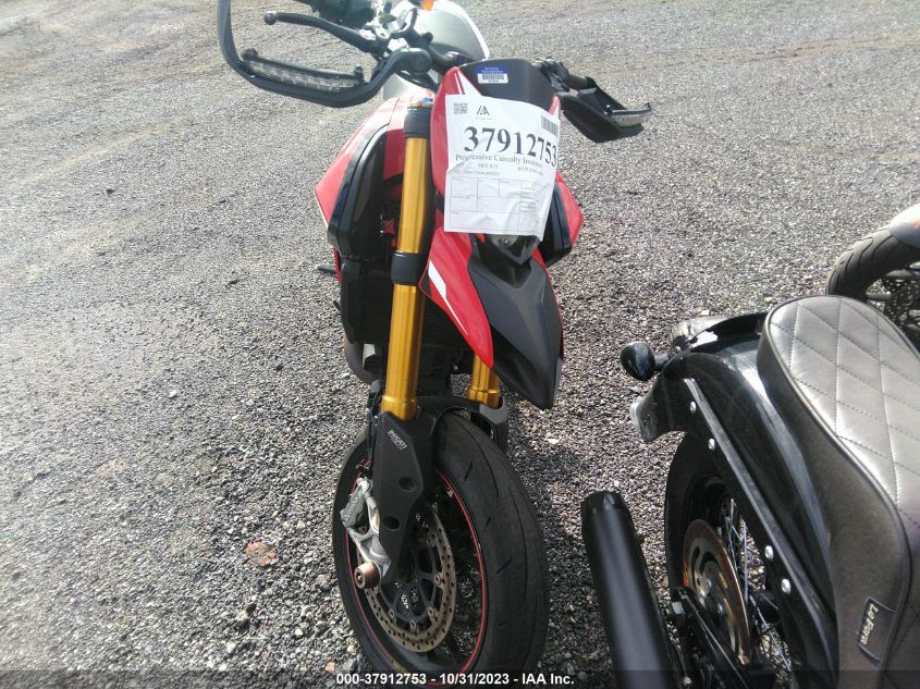 2016 DUCATI HYPERMOTARD 939 ZDM1YBJS8GB012232