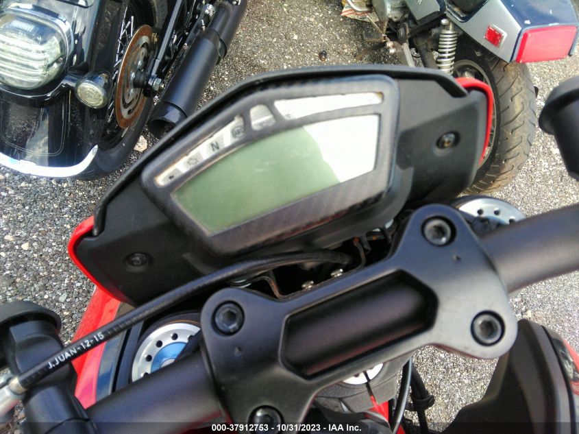 2016 DUCATI HYPERMOTARD 939 ZDM1YBJS8GB012232