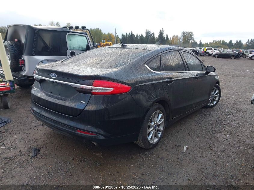 2017 FORD FUSION SE - 3FA6P0H74HR110946