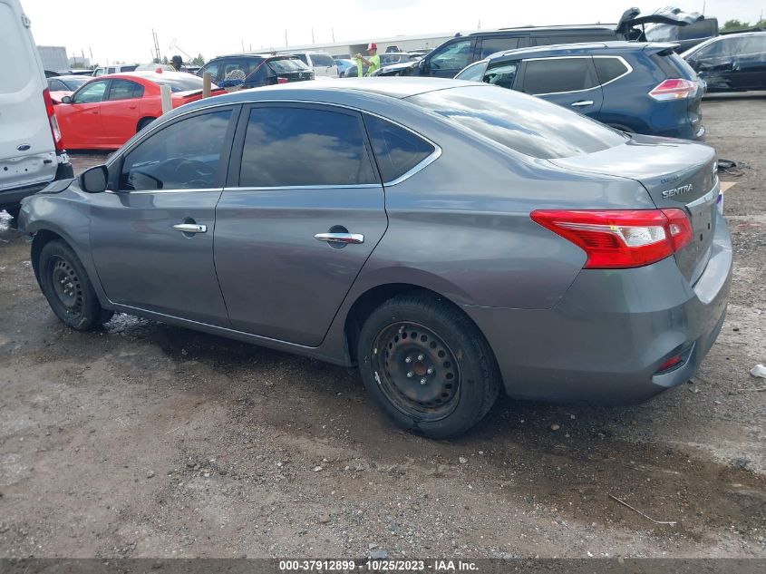 2016 NISSAN SENTRA S - 3N1AB7APXGY288289