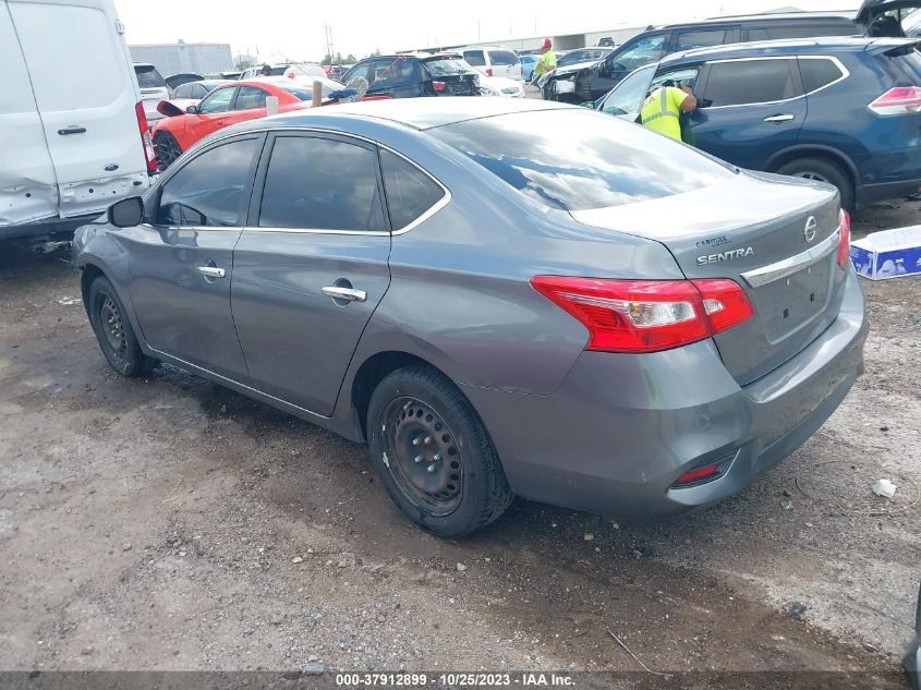 2016 NISSAN SENTRA S - 3N1AB7APXGY288289