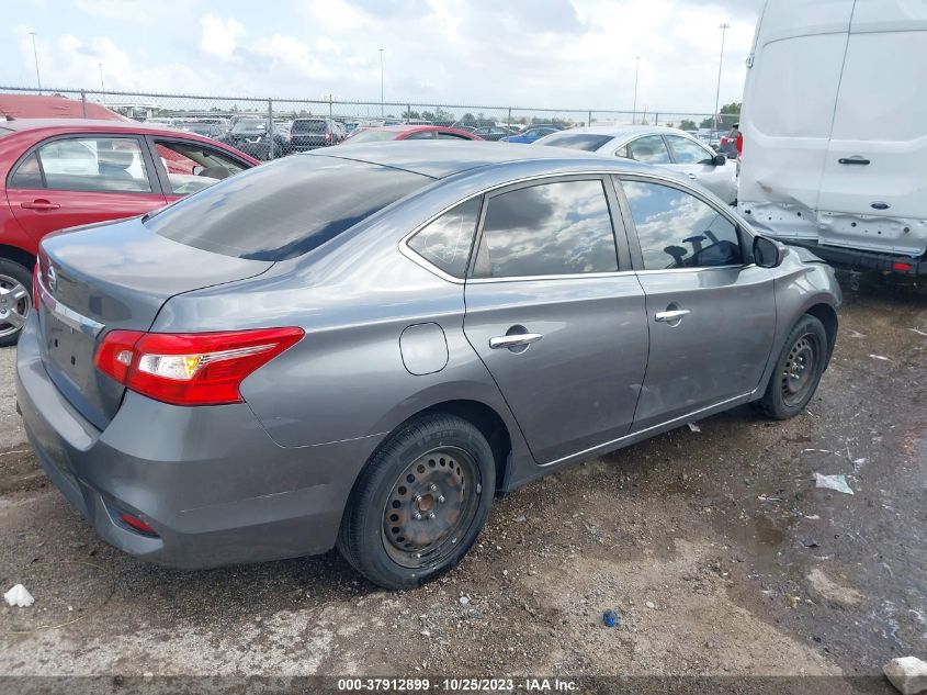 2016 NISSAN SENTRA S - 3N1AB7APXGY288289