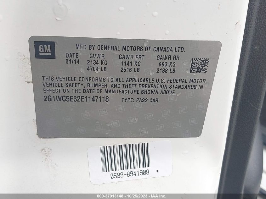 2014 CHEVROLET IMPALA - 2T1WC5E32E1147118