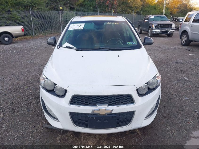 2013 CHEVROLET SONIC RS - 1G1JG6SB8D4211164