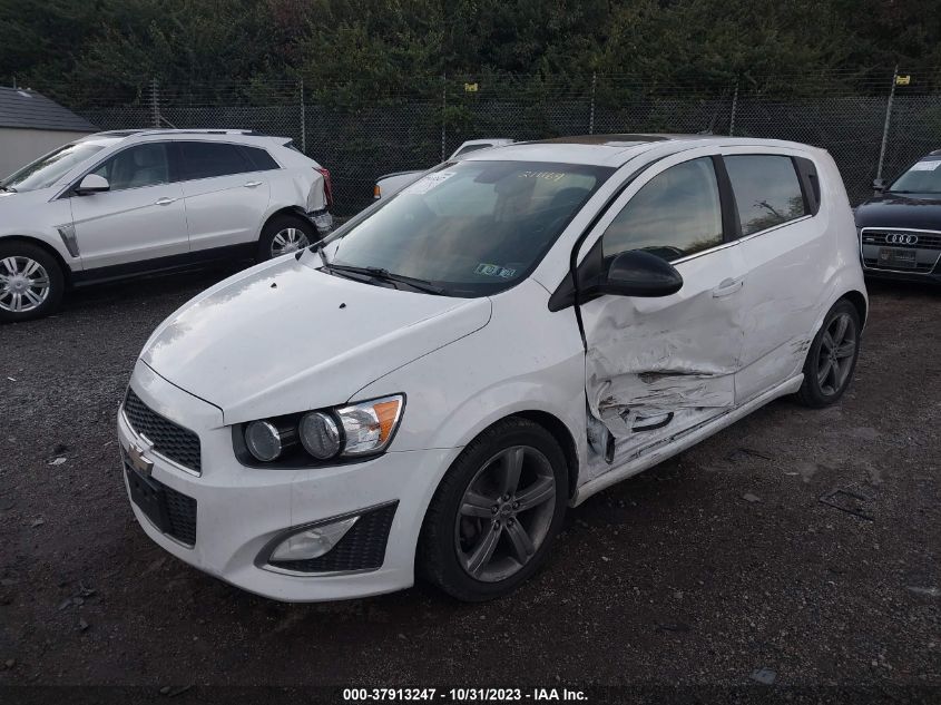 2013 CHEVROLET SONIC RS - 1G1JG6SB8D4211164
