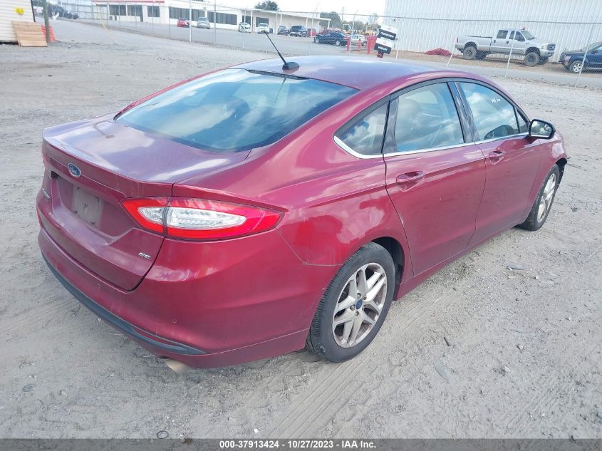 2014 FORD FUSION SE - 3FA6P0H74ER172729