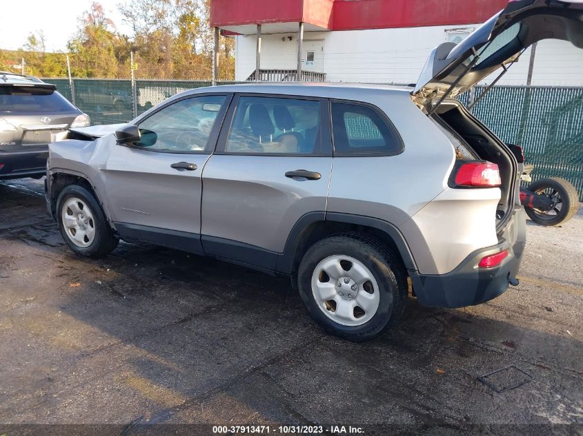 2016 JEEP CHEROKEE SPORT - 1C4PJMAB1GW218393