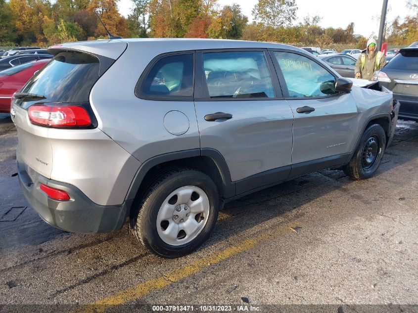2016 JEEP CHEROKEE SPORT - 1C4PJMAB1GW218393