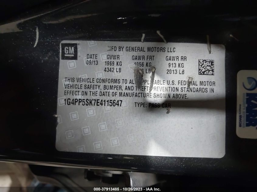 2014 BUICK VERANO - 1G4PP5SK7E4115647
