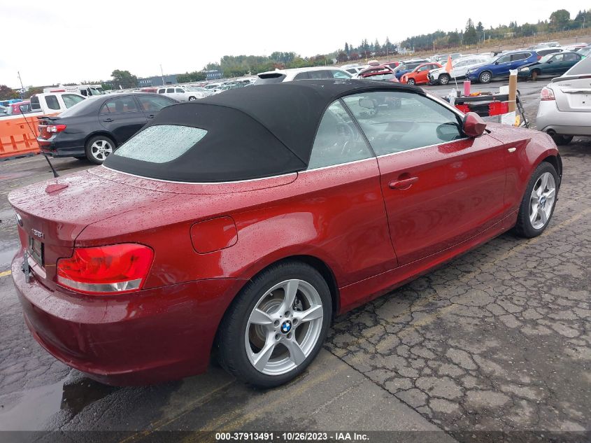 2013 BMW 128I - WBAUN1C54DVR00809