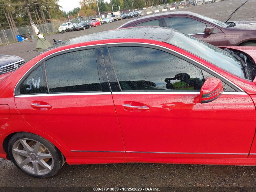 2013 MERCEDES-BENZ C-CLASS C 300 - WDDGF8AB4DG134637