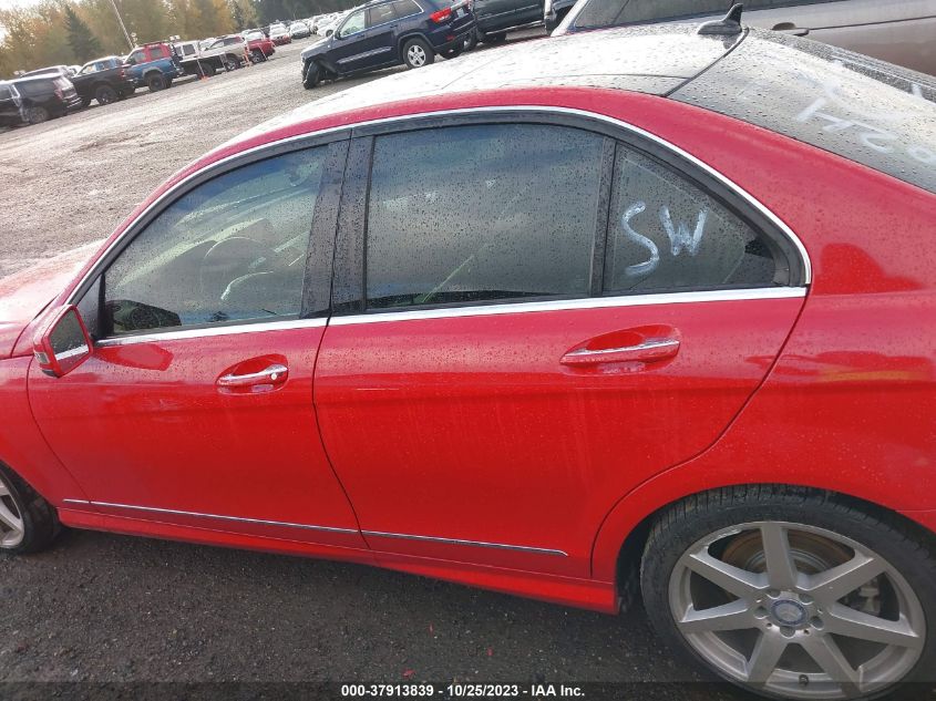 2013 MERCEDES-BENZ C-CLASS C 300 - WDDGF8AB4DG134637