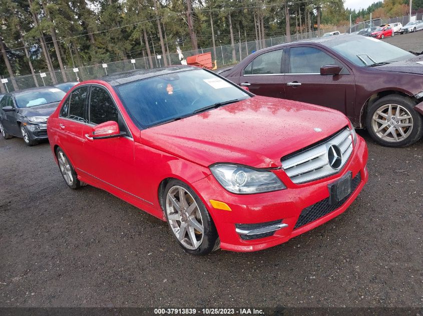 2013 MERCEDES-BENZ C-CLASS C 300 - WDDGF8AB4DG134637