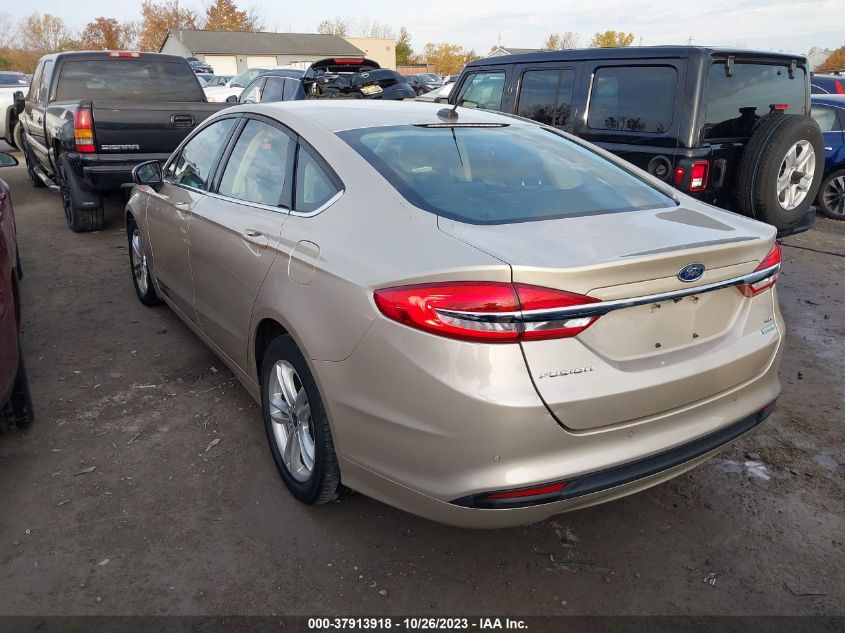 2018 FORD FUSION SE - 3FA6P0HD3JR239000