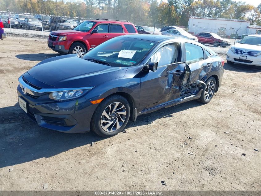 2017 HONDA CIVIC SEDAN EX - 19XFC2F71HE205489