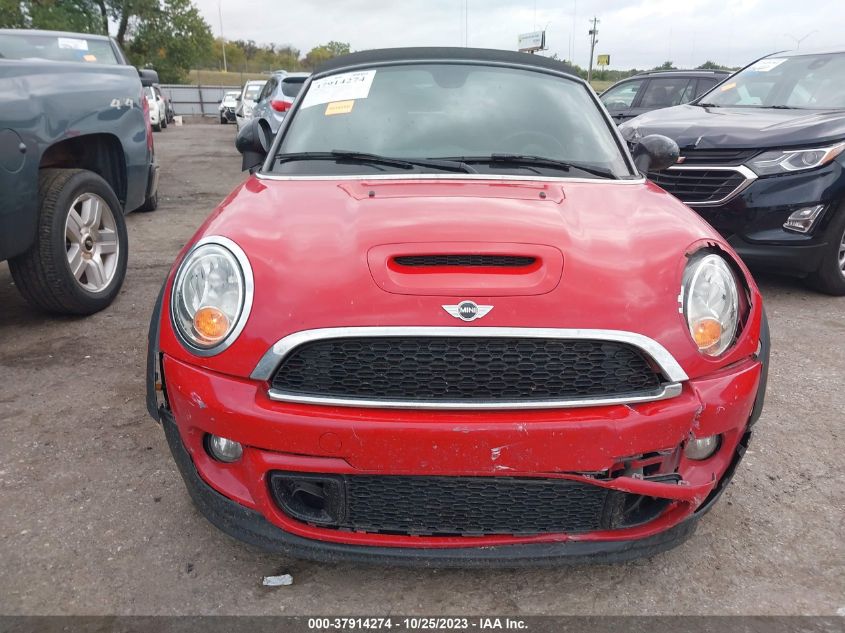 2013 MINI COOPER ROADSTER S - WMWSY3C52DT594408