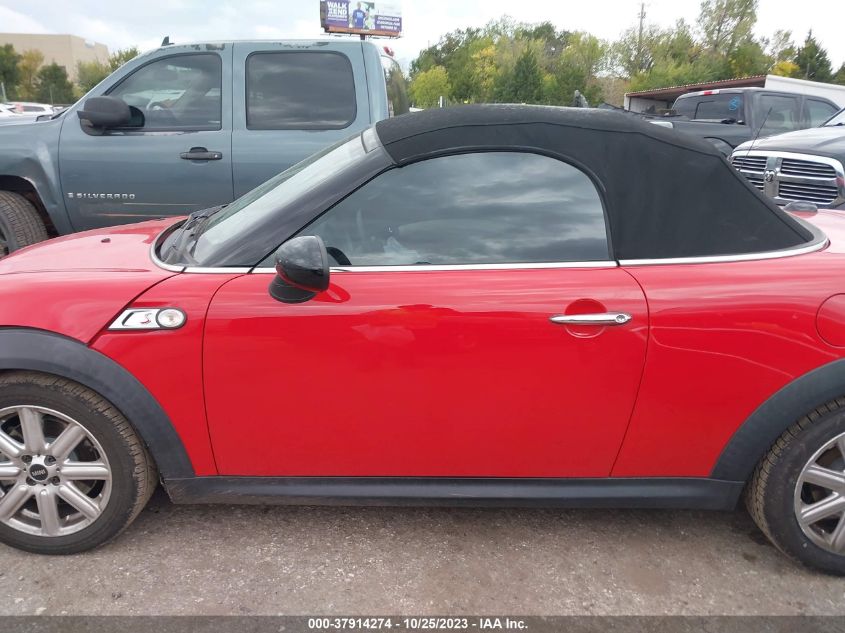 2013 MINI COOPER ROADSTER S - WMWSY3C52DT594408