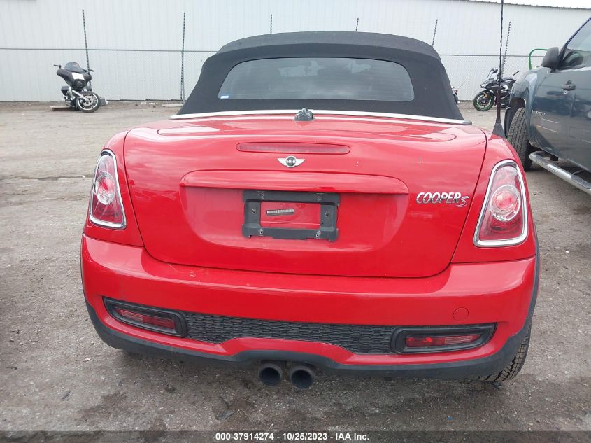2013 MINI COOPER ROADSTER S - WMWSY3C52DT594408