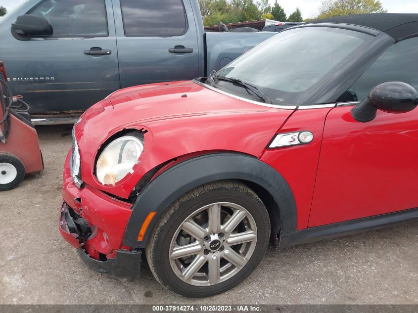 2013 MINI COOPER ROADSTER S - WMWSY3C52DT594408