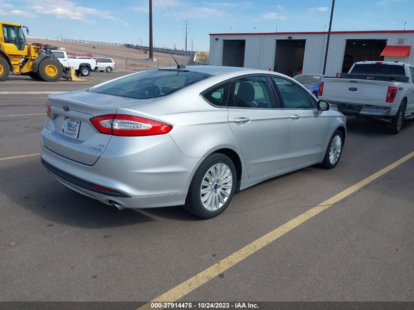 2016 FORD FUSION SE HYBRID - 3FA6P0LUXGR369694