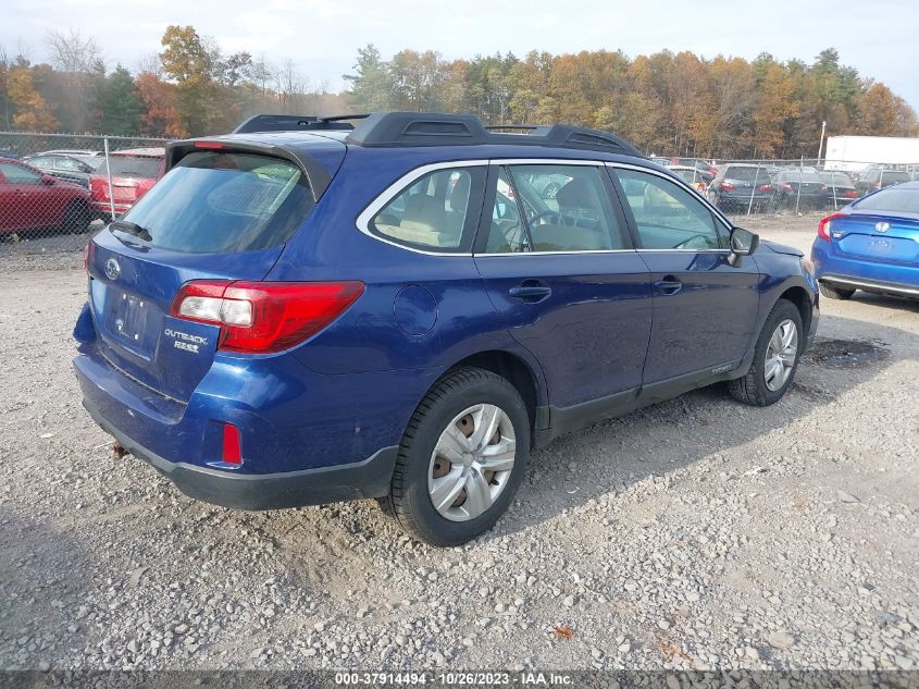 2015 SUBARU OUTBACK 2.5I - 4S4BSAAC3F3271428